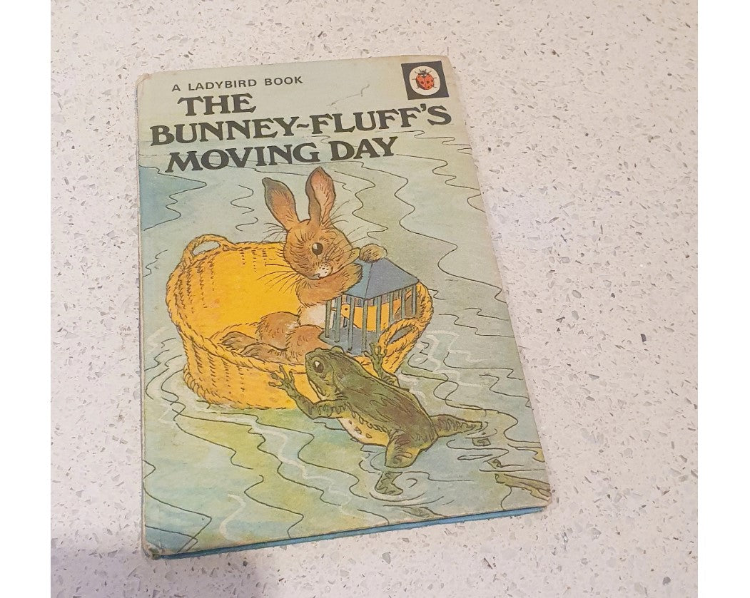 Bunny Fluffs Moving Day, Rhyming Stories, Macgregor, Good Condition, Vintage Ladybird Book,
