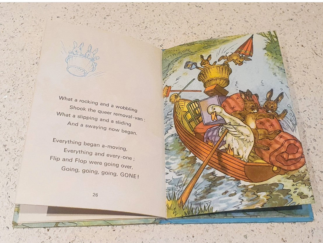Bunny Fluffs Moving Day, Rhyming Stories, Macgregor, Good Condition, Vintage Ladybird Book,
