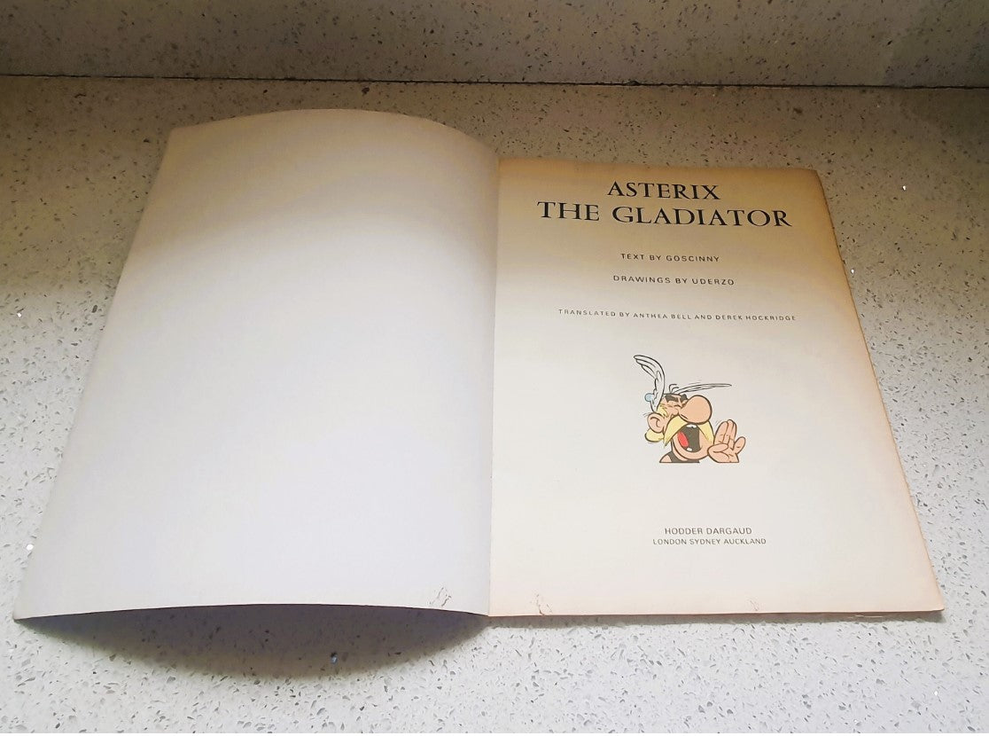 Asterix The Gladiator, Book 6, Goscinny and Uderzo Paperback