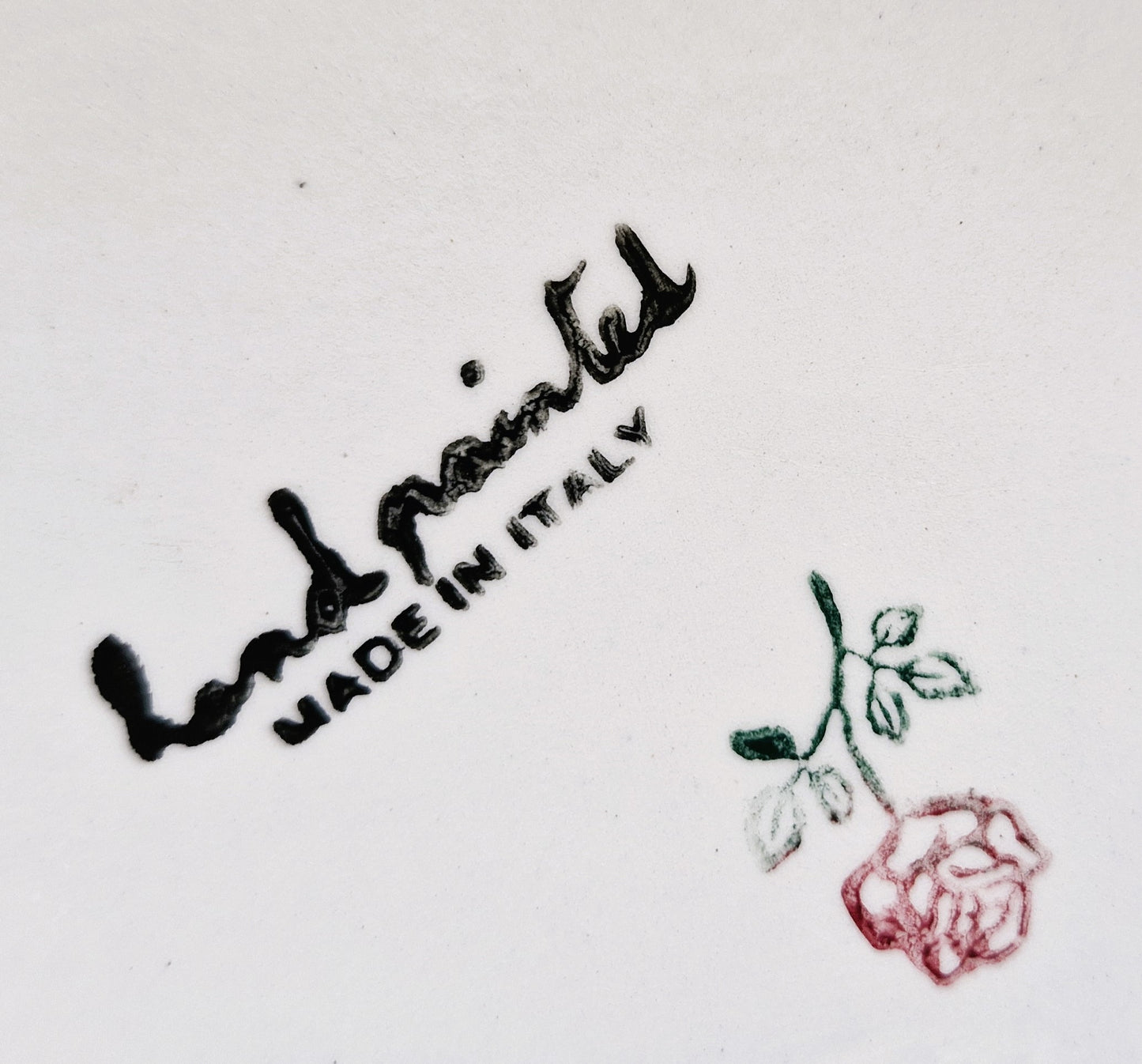 Vintage Hand Painted Italian Vegetable serving dish, Sectional, Segmented, Vintage Italian, Hand Painted, Made in Italy, 80s