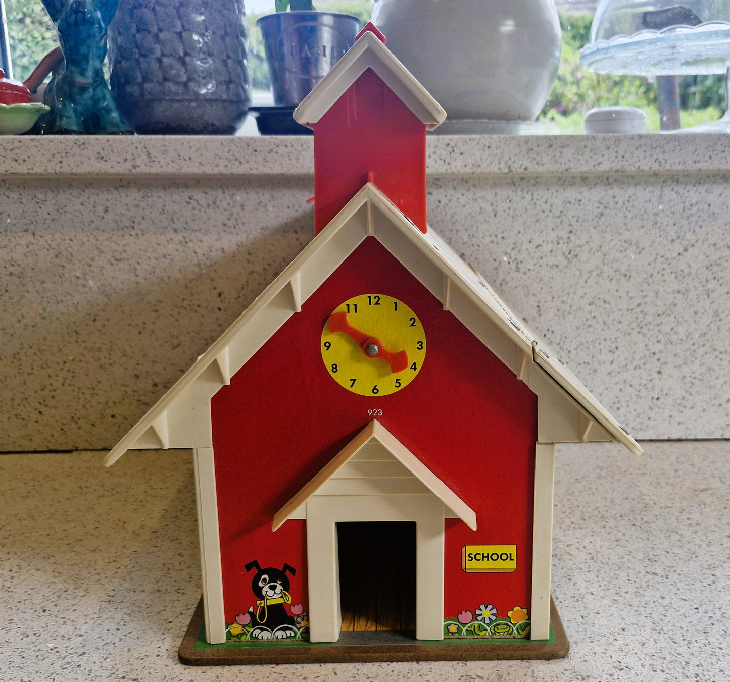 Fisher-Price Play Family School, Fisher Price School House, COMPLETE, Fisher-Price Little People, 70s, Fisher-Price