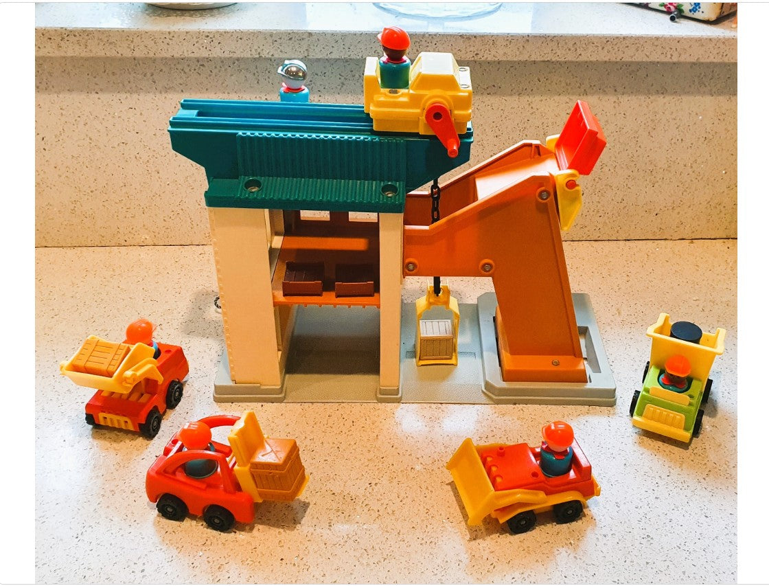 Fisher-Price Lift and Load , Construction Pretend Play, Toddler Toy, 1970s, 70s Fisher Price