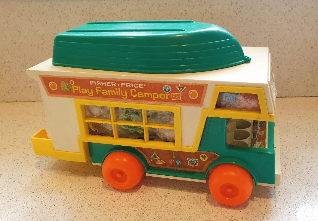 Fisher-Price Play family Camper Van, Fisher Price Play Family Camper, Fisher Price Camper Van, Little People Swimming Pool