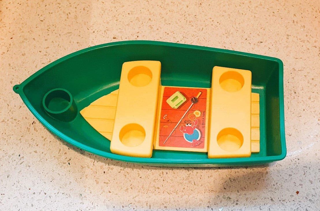 Fisher-Price Vintage Play Family Camper Van, complete, 70s Fisher Price Play Family Camper, 70s. Fisher Price Camper Van