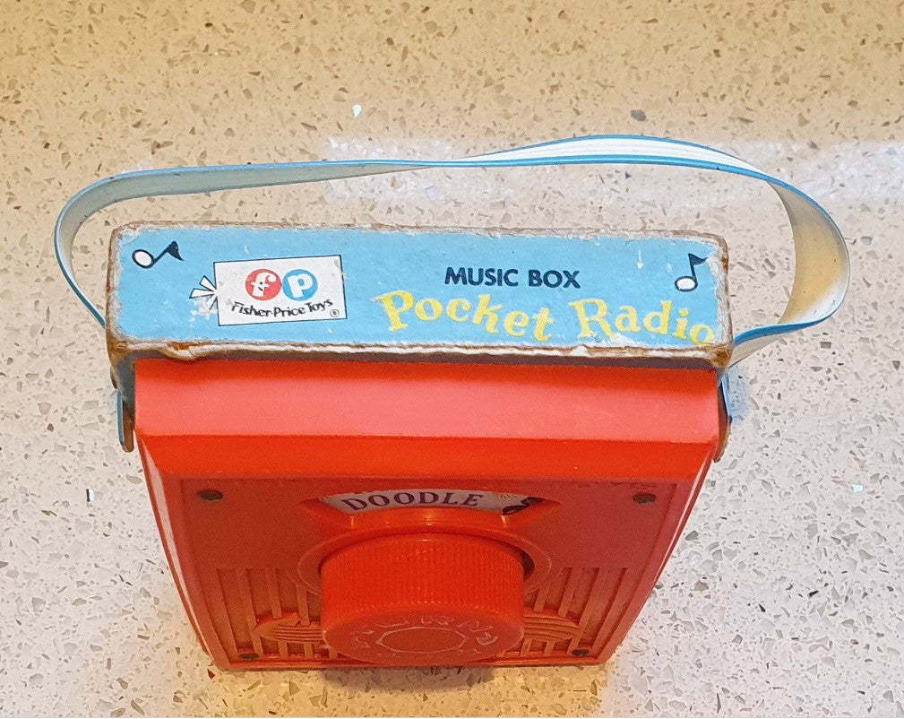 70s, Fisher price Radio, Yankee Doodle, Yankee Doodle Dandy, Fisher Price Radio, 70s Wind Up Fisher Price Radio