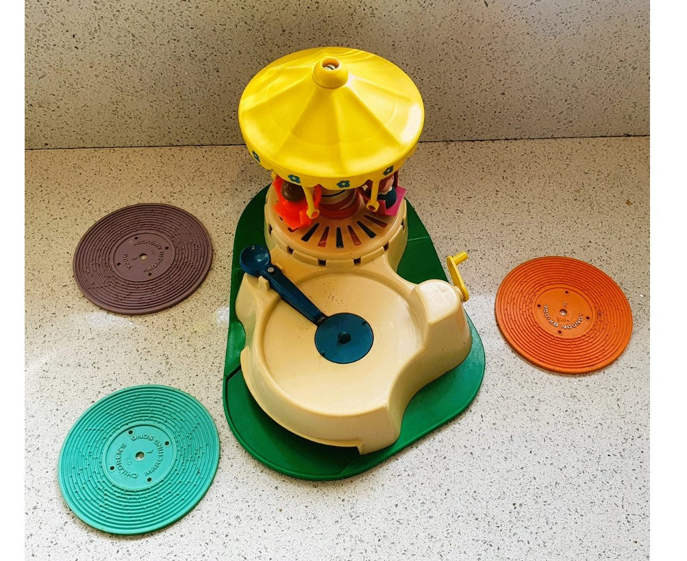Fisher-Price Change a tune Carousel record Player, Vintage Fisher price Carousel record player, Fisher price record player
