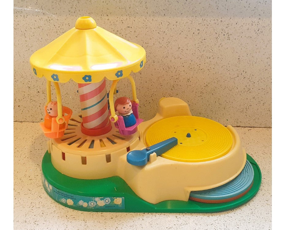 Fisher-Price Change a tune Karussell Plattenspieler, Vintage Fisher Price Karussell Plattenspieler, Fisher Price Plattenspieler