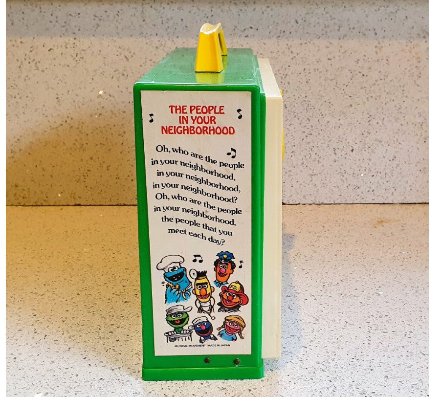 Fisher-Price Sesame Street Giant TV, Fisher Price Sesame Street TV, Giant TV, 70s, Fisher-Price Sesame Street