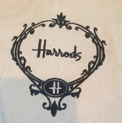 Harrods Oven Glove, Harrods, Long Oven Gauntlet, Harrods Oven Glove, Oven Mitt, Harrods Gift, Harrods