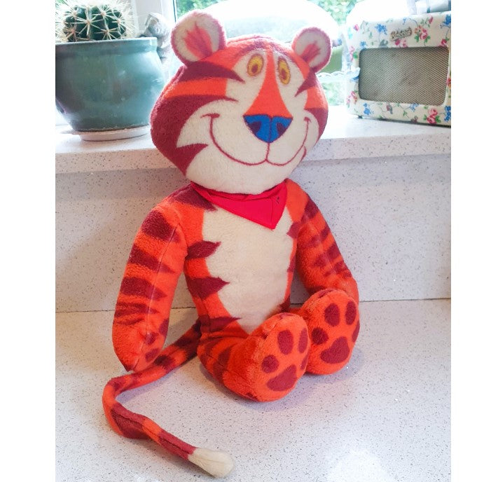 Tony The Tiger, Kellogg's, Very Rare! Large, iconic, 23 Inch, 80s, Vintage, Collectors Piece