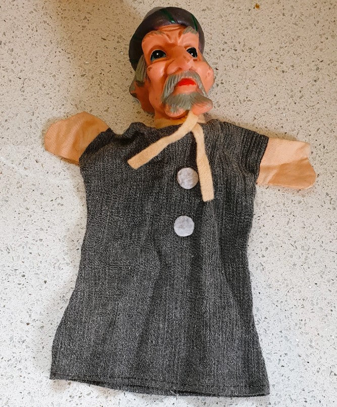 Hand puppets, Punch and Judy, Wizard, Jester, Courtier