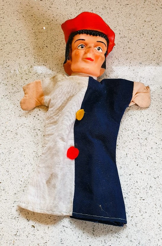 Hand puppets, Punch and Judy, Wizard, Jester, Courtier