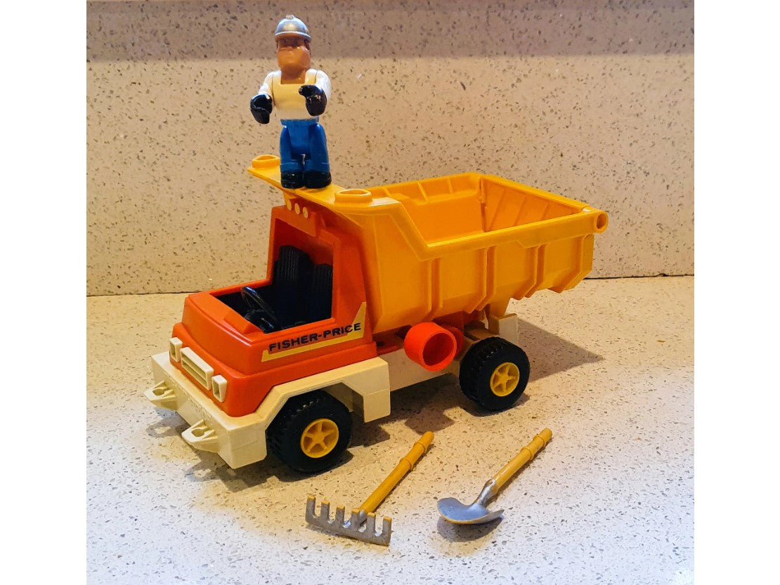 Vintage Fisher Price Little People Ferris Wheel #969 1966, Première version, Bon état - Wooden People - RARE - Grande-Bretagne