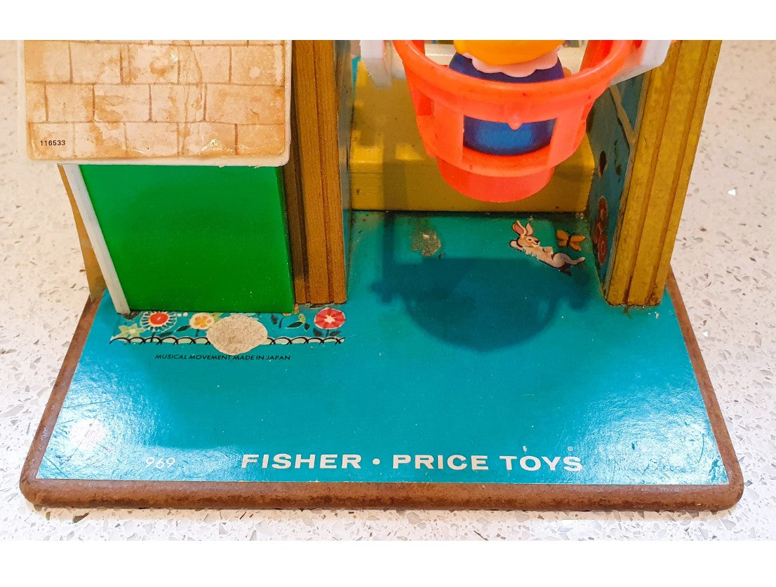 Fisher-Price Little People Ferris Wheel ,#969, First Version, Ferris Wheel, Fisher Price Little People Ferris Wheel, Made in Great Britain