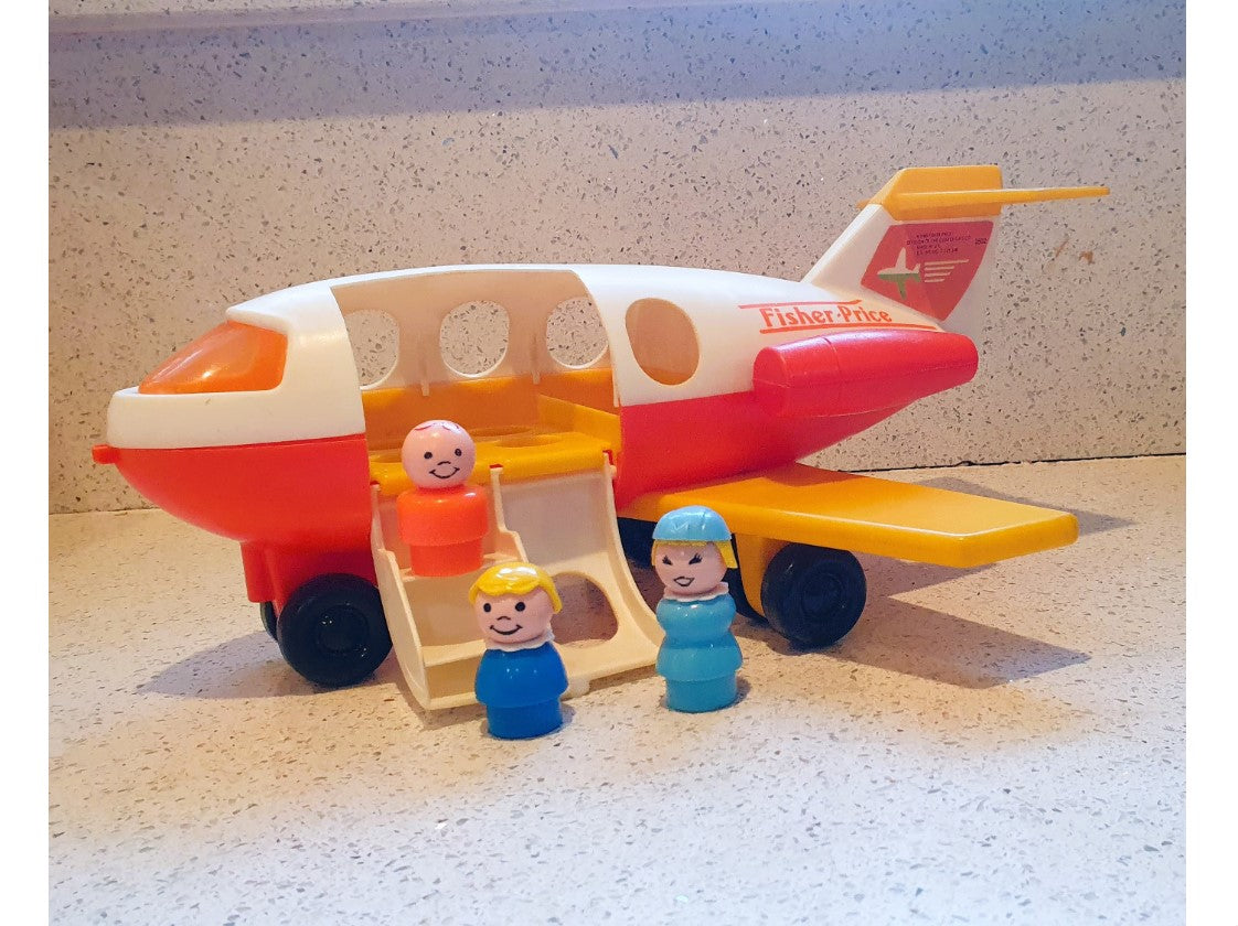 Vintage Fisher Price Little People Ferris Wheel #969 1966, Première version, Bon état - Wooden People - RARE - Grande-Bretagne