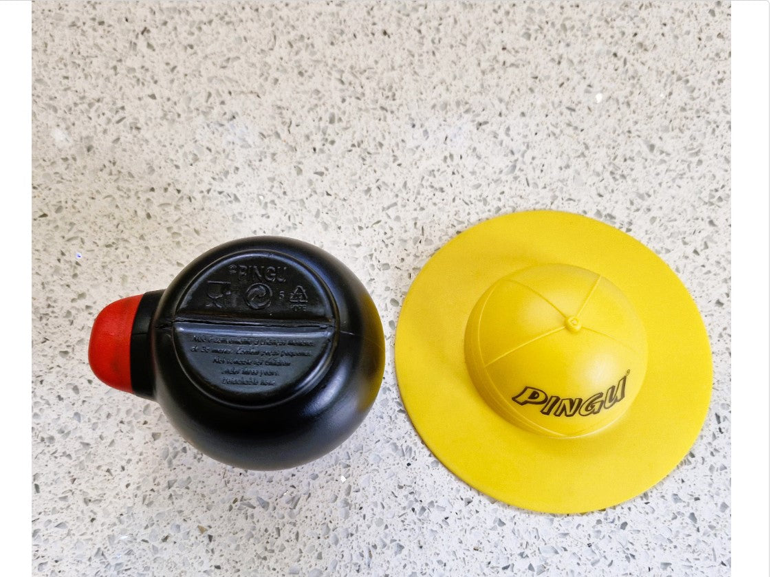 PINGU, Pingu Ice Cream Tub, Hats as Lids, Very Rare, 90s Nostalgia