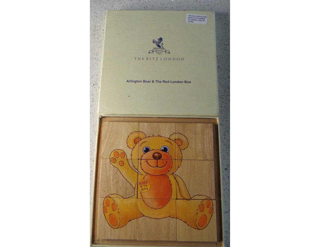 The Ritz Hotel, Vintage Childrens Jigsaw, The Ritz Hotel, Red London Bus Wooden Puzzles- Early Years 3+