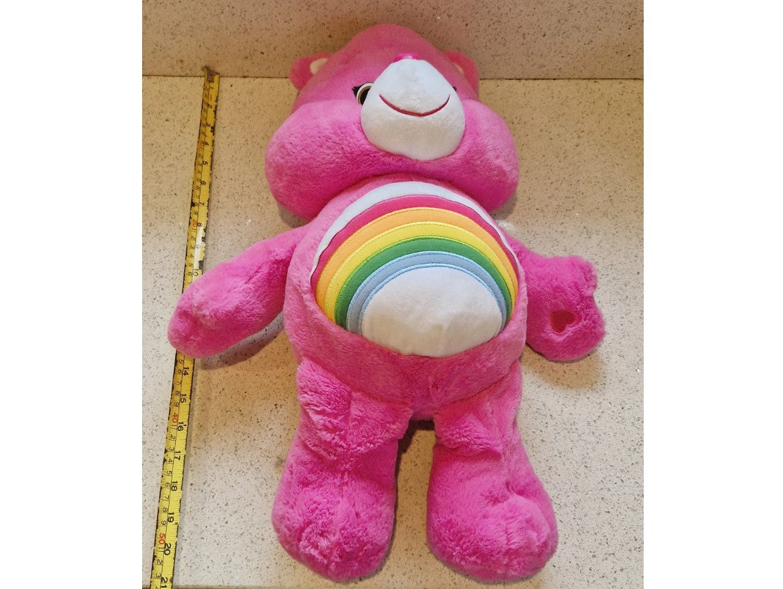 Care Bear, Plush, Cheer Bear, Large, 20", Very Good condition