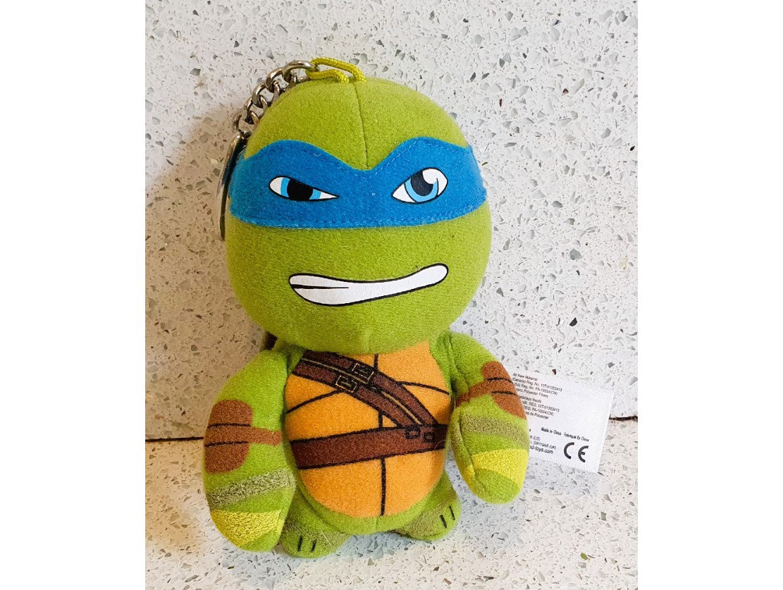 LEONADO - Teenage Mutant Ninja Turtles, Keyring, soft toy, Plush, Bag Charm Bag Clip