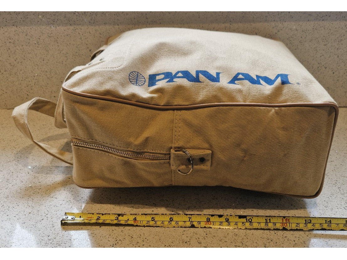 Vintage, PAN AM Bag, Cabin Bag, Canvas, Pan Am Travel bag, Immaculate,