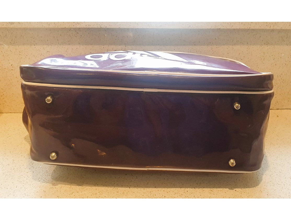 Vintage Adidas Bag, 2000s, PURPLE, Messenger Bag, Very Good Condition, 45 x 35 x 18 cm Approx