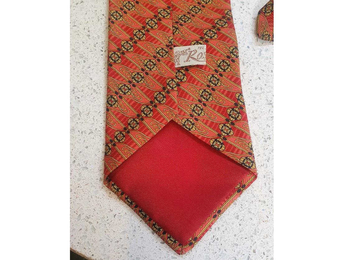 Silk Tie, 100% Silk, As New condition, Francesco Borgia, Firenze