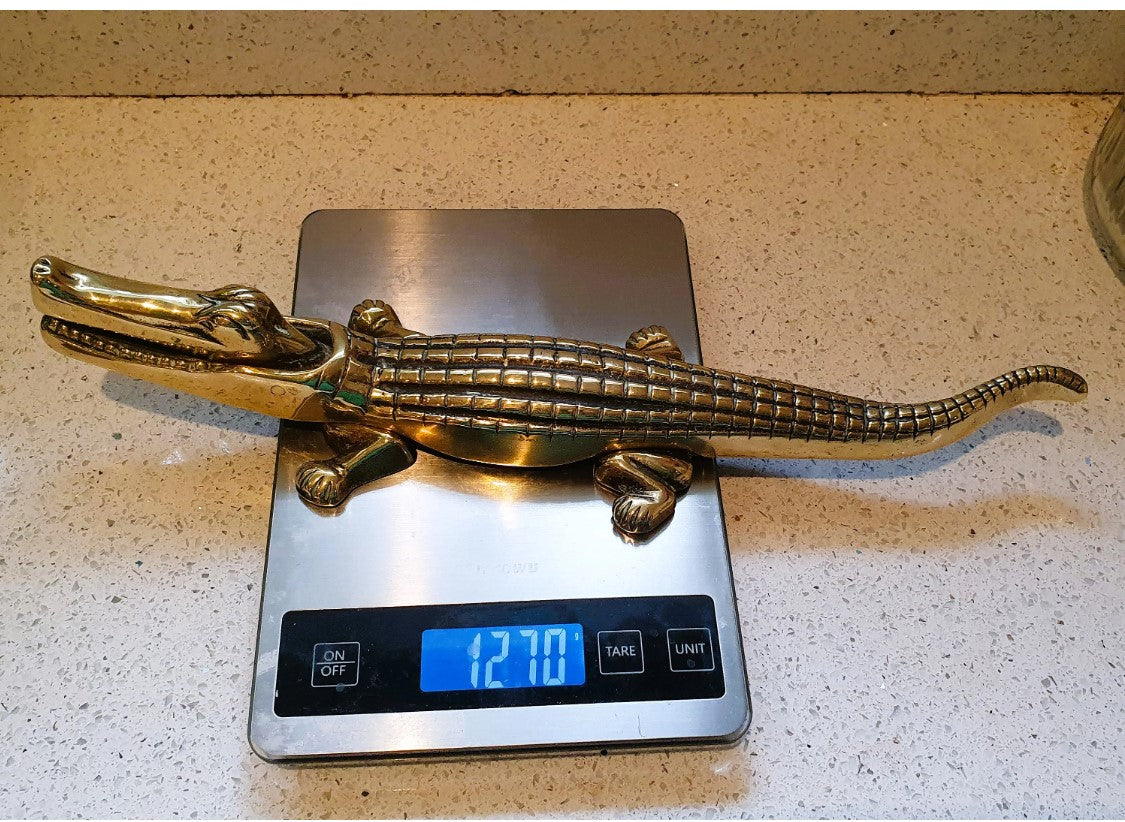 Large Antique Crocodile Nutcrackers, Brass, circa 1890, Very Good condition, Victorian