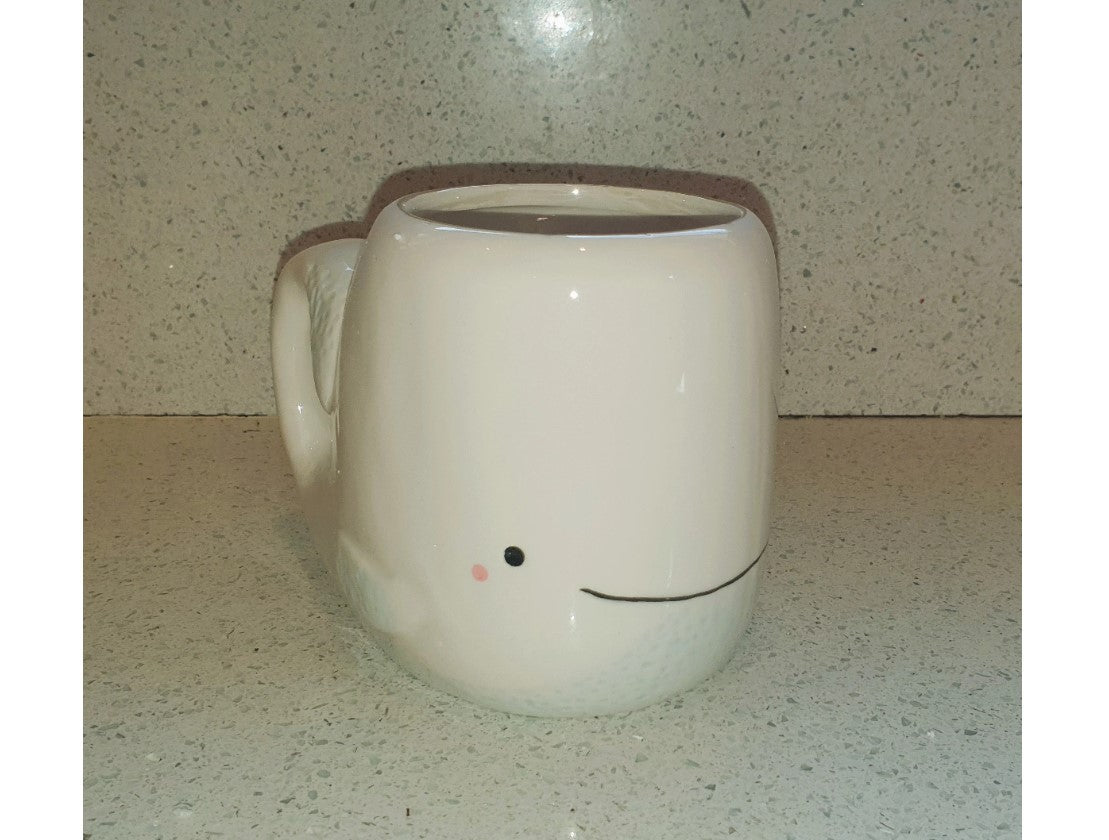 Ceramic Whale Mug, Large Novelty Animal Shaped Mug, Gift, Paperchase, Boxed Original Packaging, New item