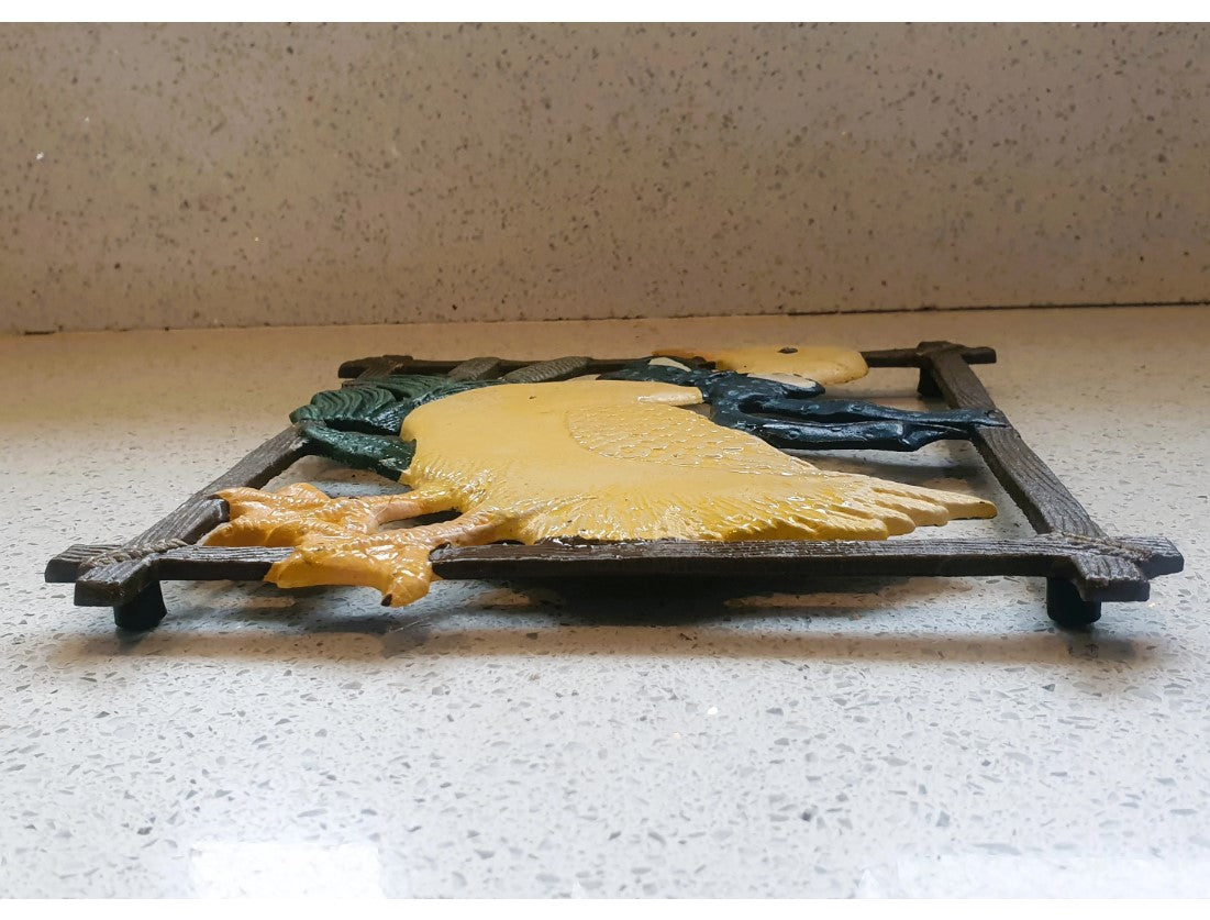 Cast iron Duck Trivet, Duck shaped Trivet, Farmhouse Kitchen