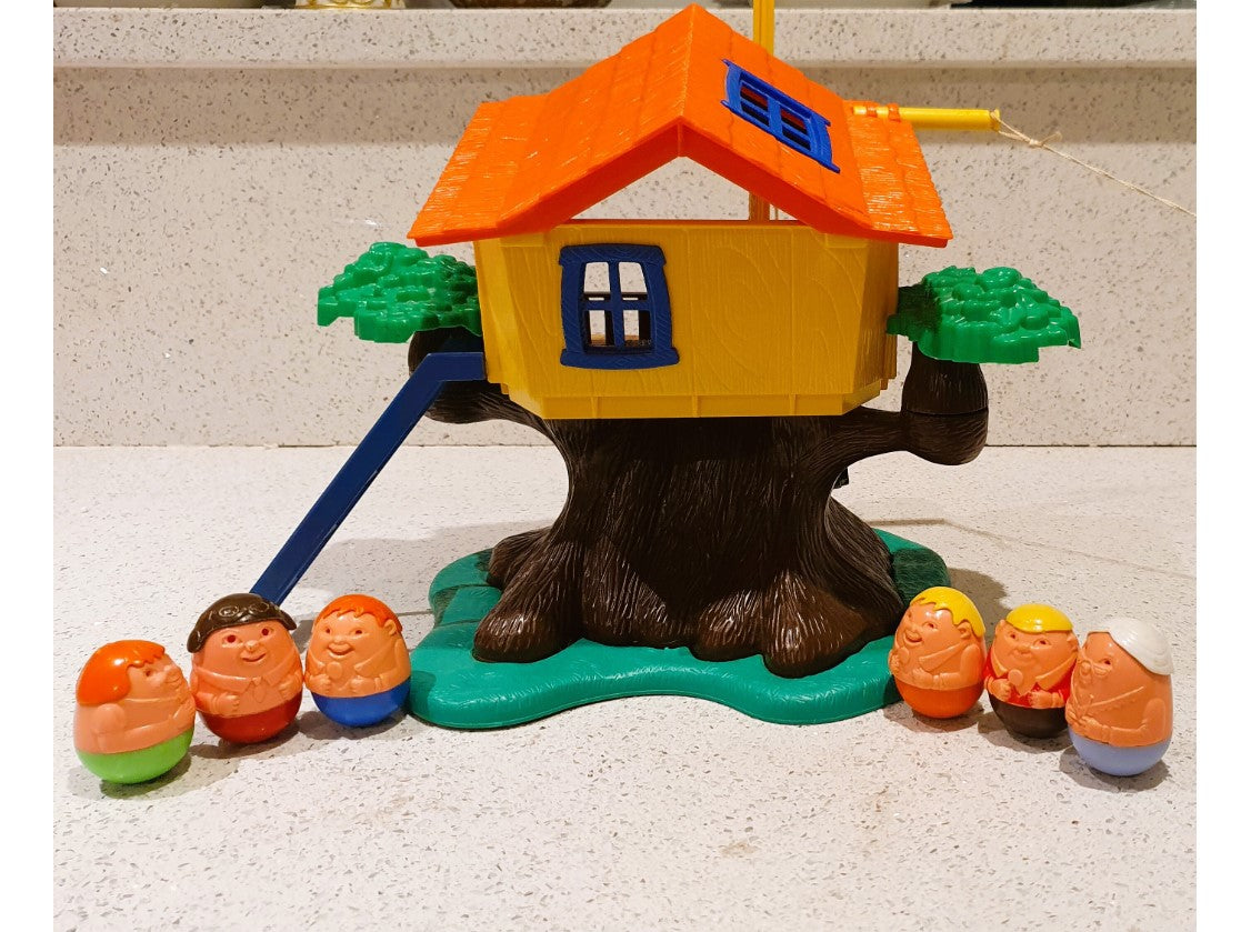Airfix Weebles, tree House, Our Gang, Vintage, Airfix, Weebles, Characters, Play Park, House, Complete, Large set