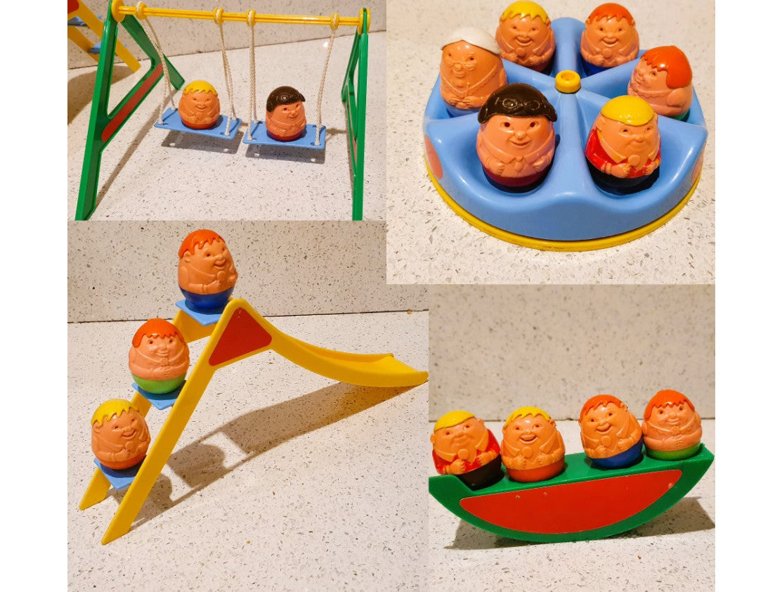Airfix Weebles, tree House, Our Gang, Vintage, Airfix, Weebles, Characters, Play Park, House, Complete, Large set