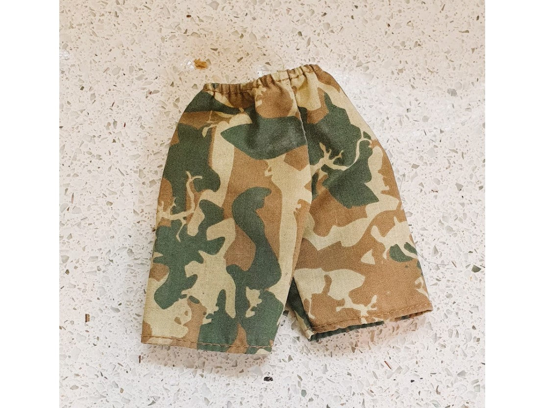 Vintage Action Man Clothes, Wetsuits, Camo Shorts,