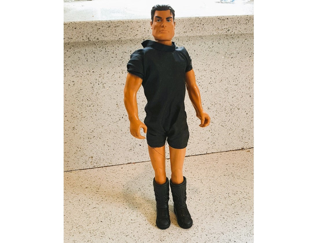 Vintage Action Figure, Man, Swimsuit, Black boots, Black, diver, wetsuit