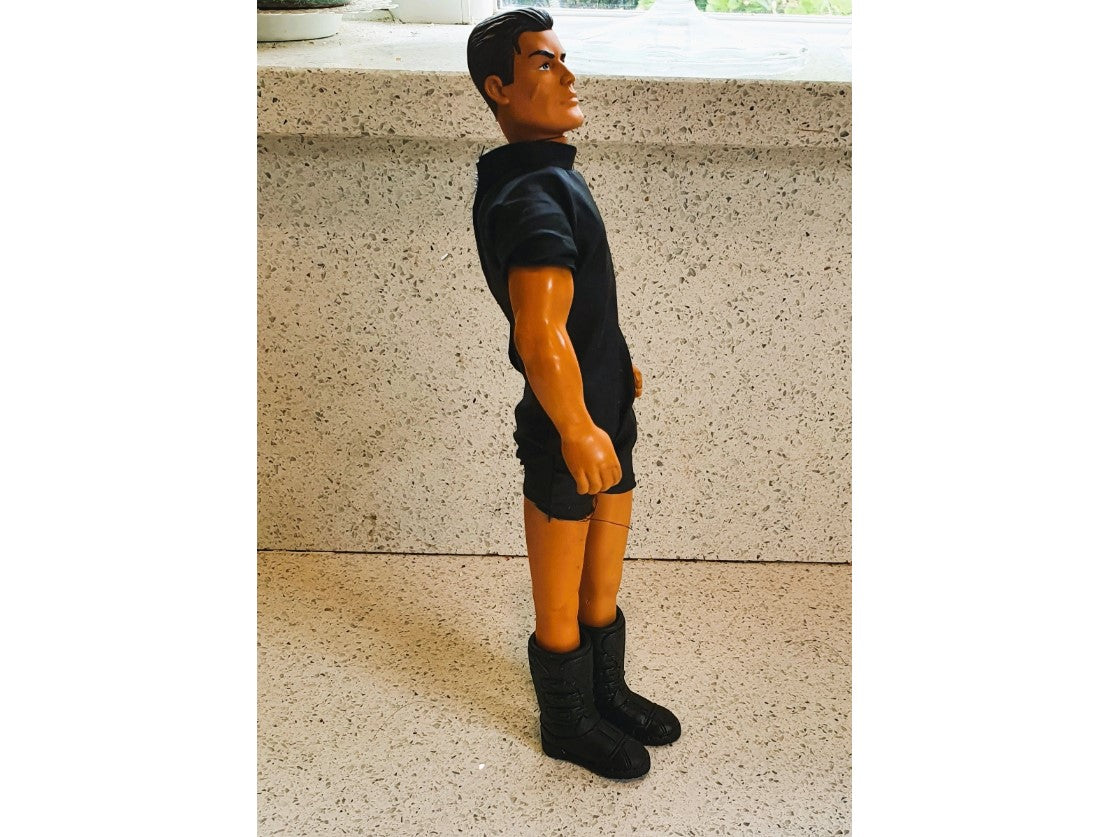 Vintage Action Figure, Man, Swimsuit, Black boots, Black, diver, wetsuit