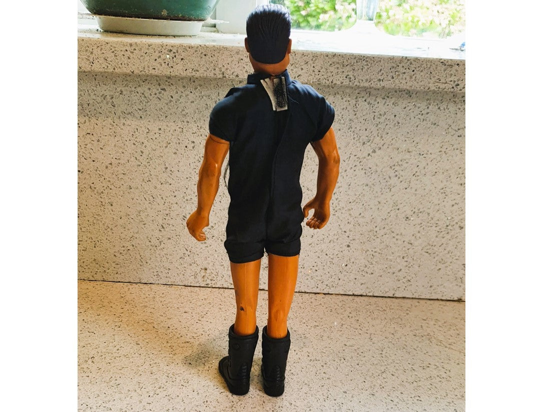 Vintage Action Figure, Man, Swimsuit, Black boots, Black, diver, wetsuit