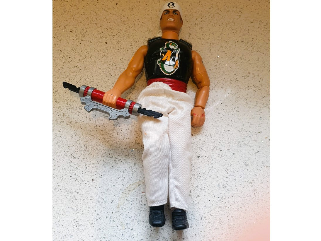 Ninja Action Man, Super Ninja, action Man, Action Figure, 1999, Mouth Open, 90s