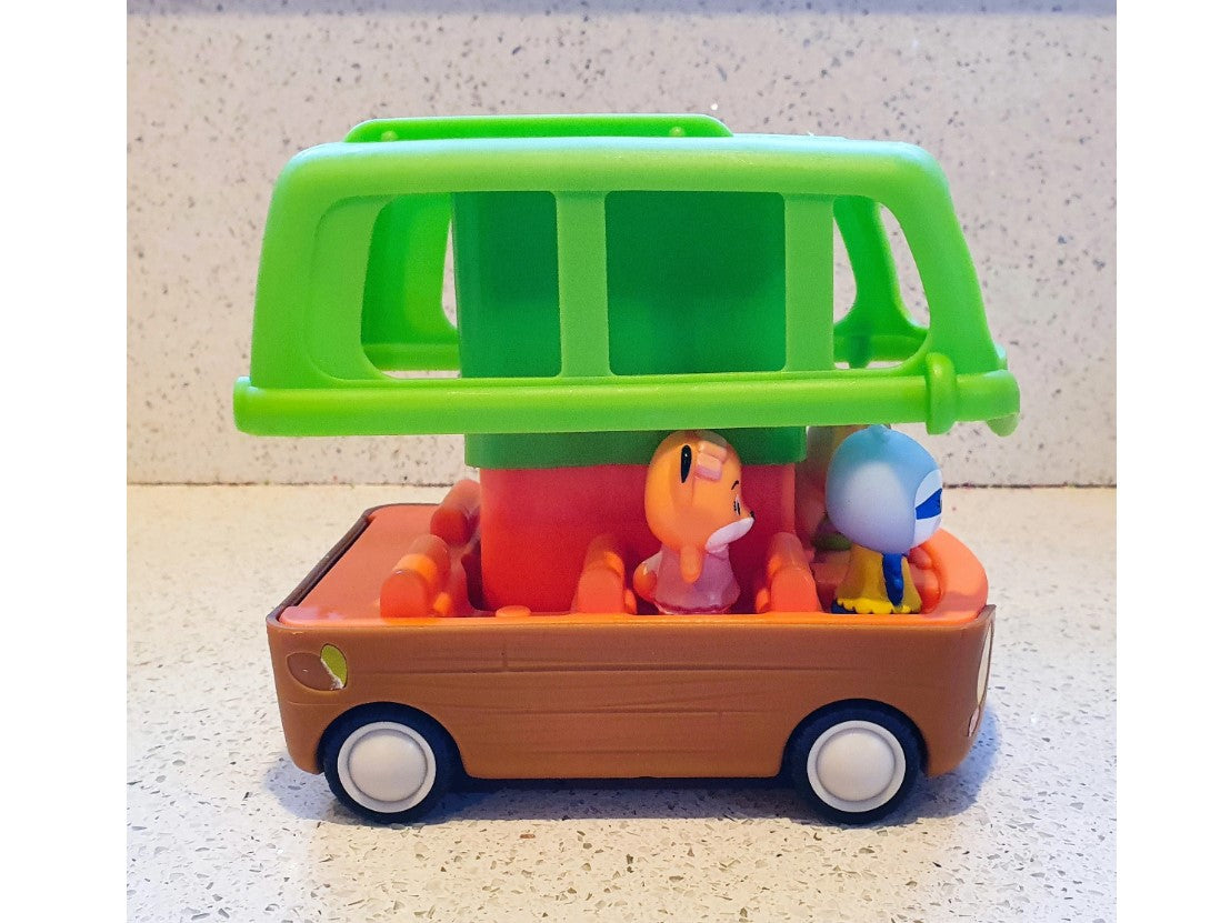 Timber Tots, Pop Up Adventure Play Bus, Bears, with Characters, Very Good condition