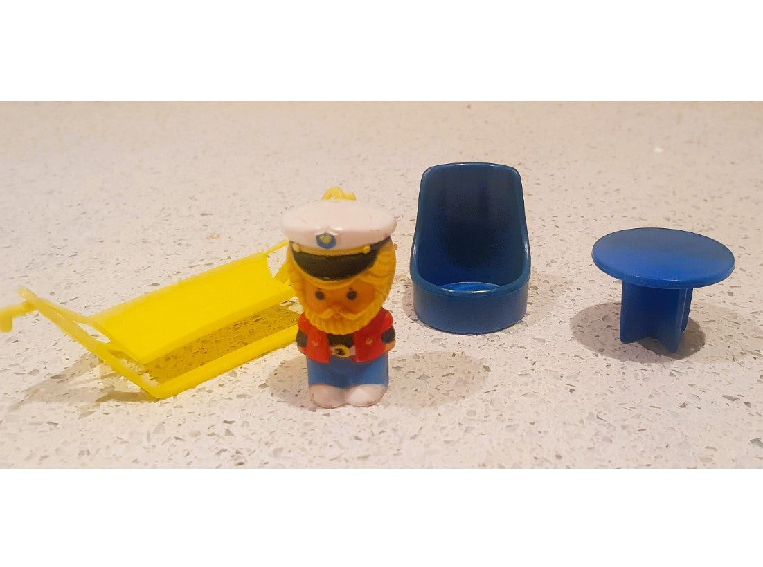 Tree Tots Lighthouse Keeper, Lighthouse Captain, Hammock, Chair and Table, Accessories