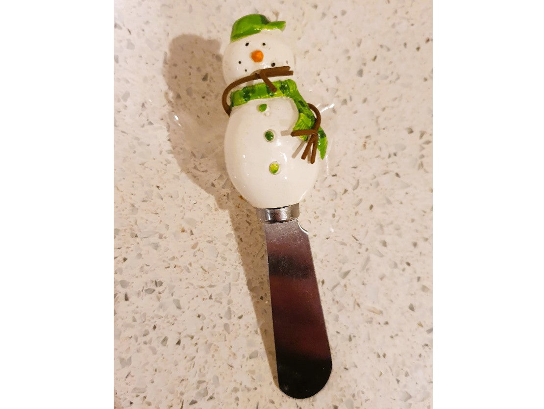 Vintage, Snowman Butter Spreader, Christmas, xmas, Jam Spreaders, cheese board, charcuterie Board, Novelty, Quirky, Kitsch, Picnic