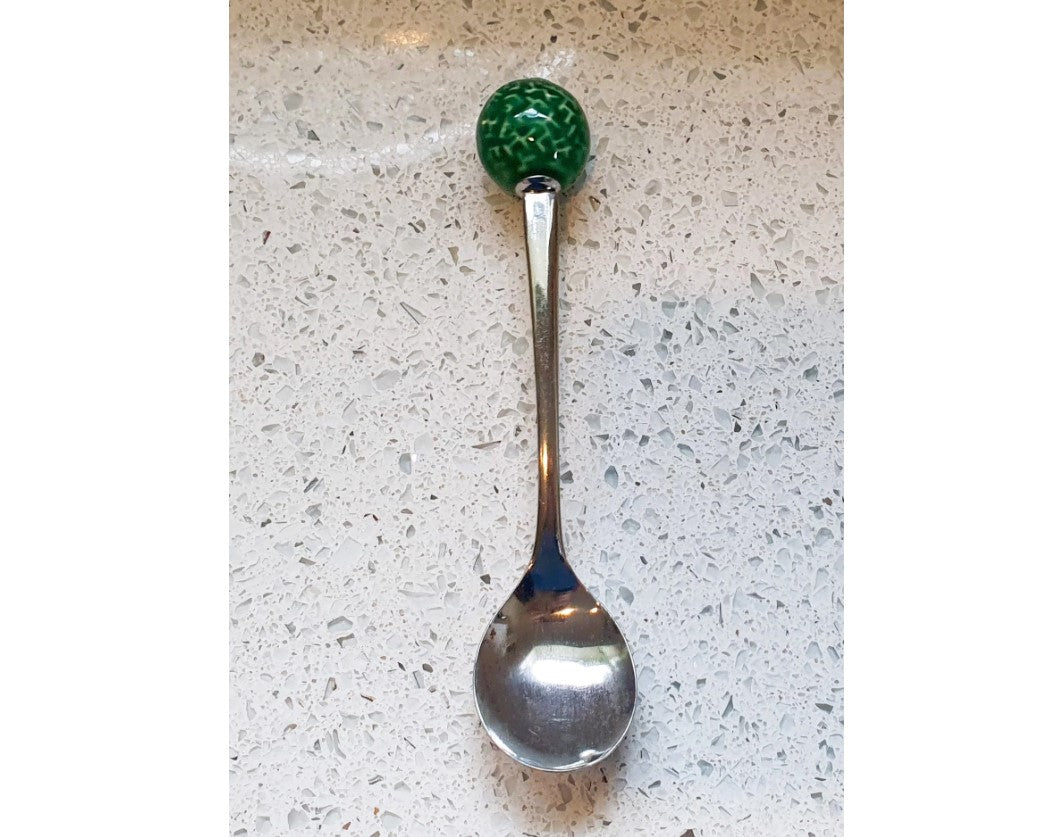 Melon Spoon, Boston Warehouse, Melon handle, Ceramic, Jam Spoon VGC