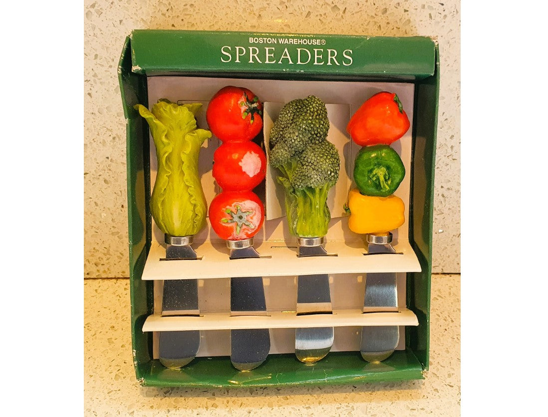 Butter Spreader, Lettuce Butter Spreader, Salad, Boston Warehouse, Jam Spreaders, cheese board, charcuterie Board