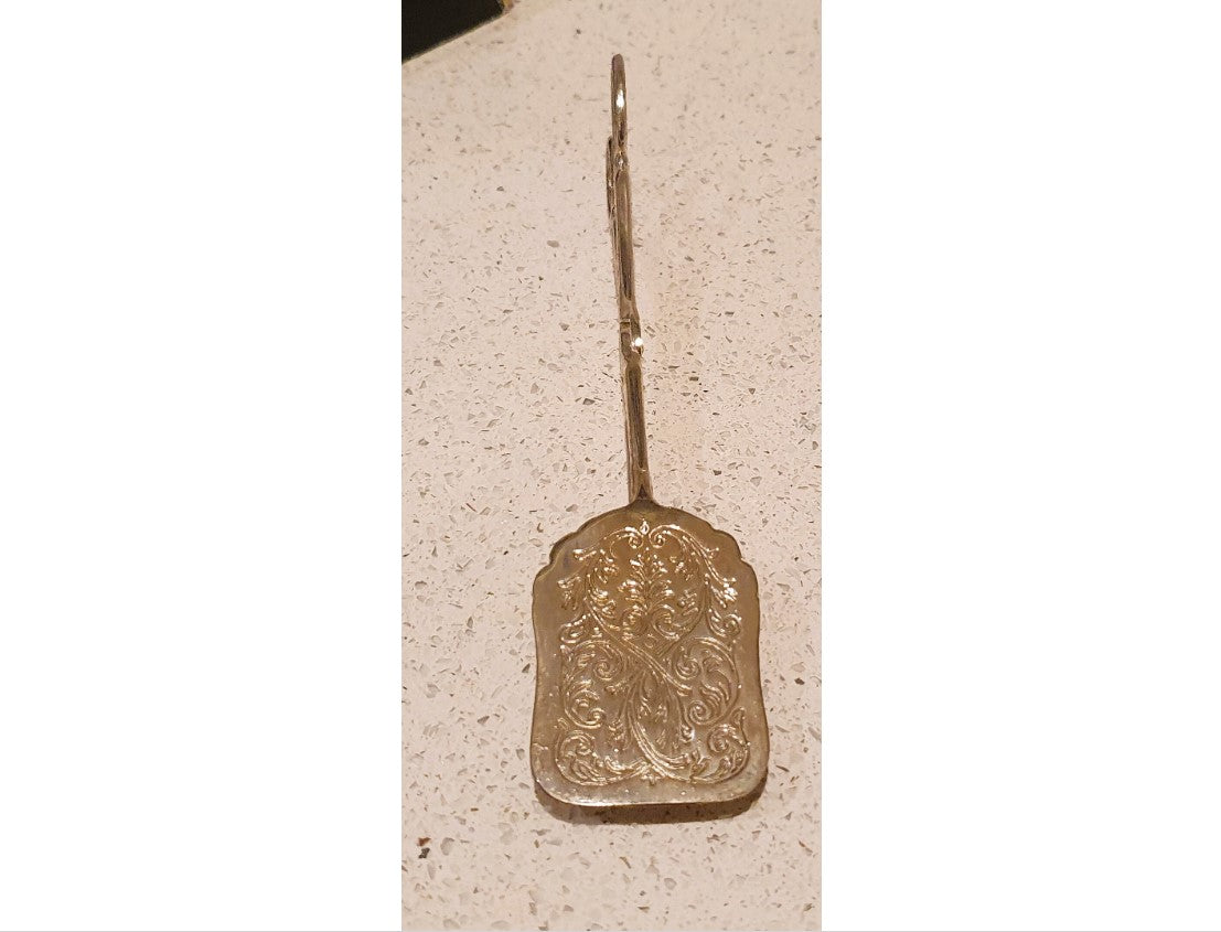 Vintage Silver Plated Cake Tongs, Cake Tongs, Sandwich Tongs, Afternoon Tea, 70s, original Packaging, Boxed