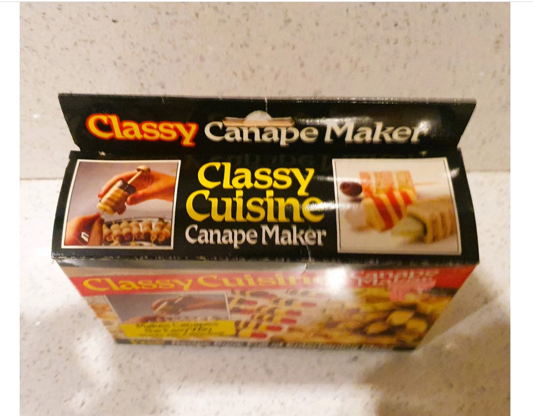 Classy Cuisine, Canape Maker, Vintage Canape Maker, Vintage Kitchenalia, Vintage cocktail party