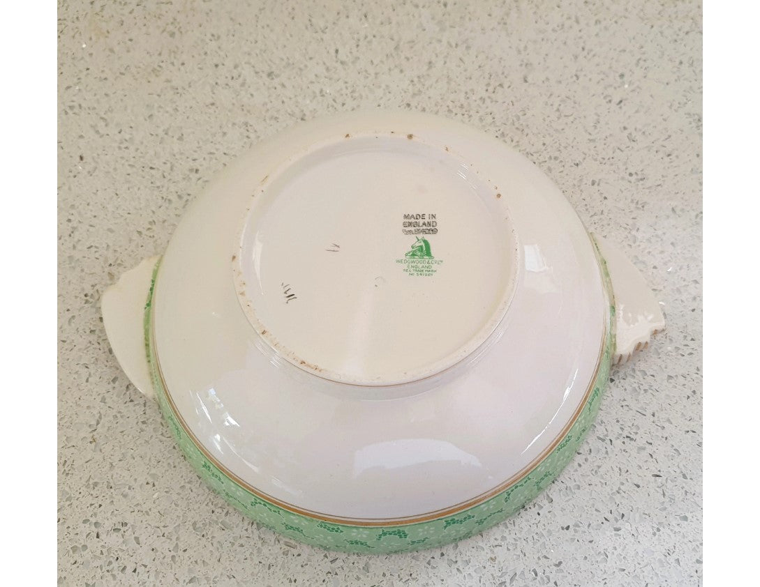 Wedgewood, Mossley, Green and Cream, Tureen, Serving dish, with lid, Wedgewood, Mossley, Dinner Service,