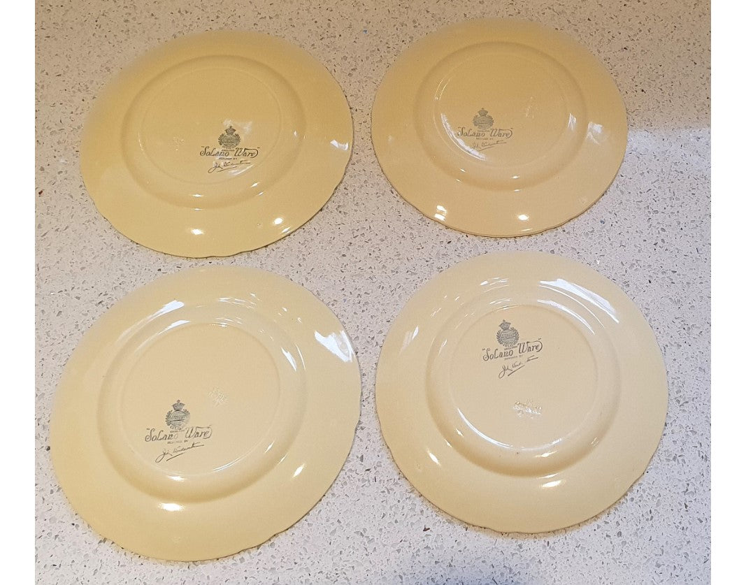 Minton, Solano Ware. Plate, A1 Condition, John Wadsworth Side Plate, Blue , Signed, Immaculate... Price is for one plate