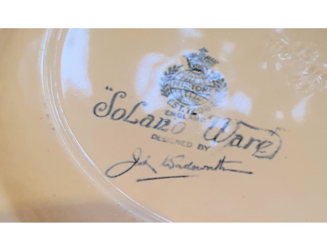 Minton, Solano Ware. Plate, A1 Condition, John Wadsworth Side Plate, Blue , Signed, Immaculate... Price is for one plate