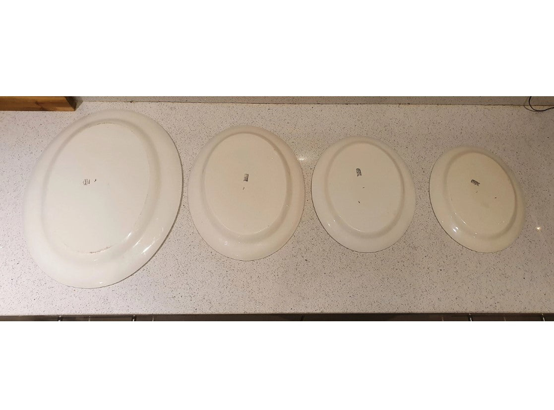 Small, Art Deco Serving Platter, Art Deco Dinner Service, Palissy, Royal Worcester, Dinner Service, Green and Cream, Art Deco 1930s, 1940s