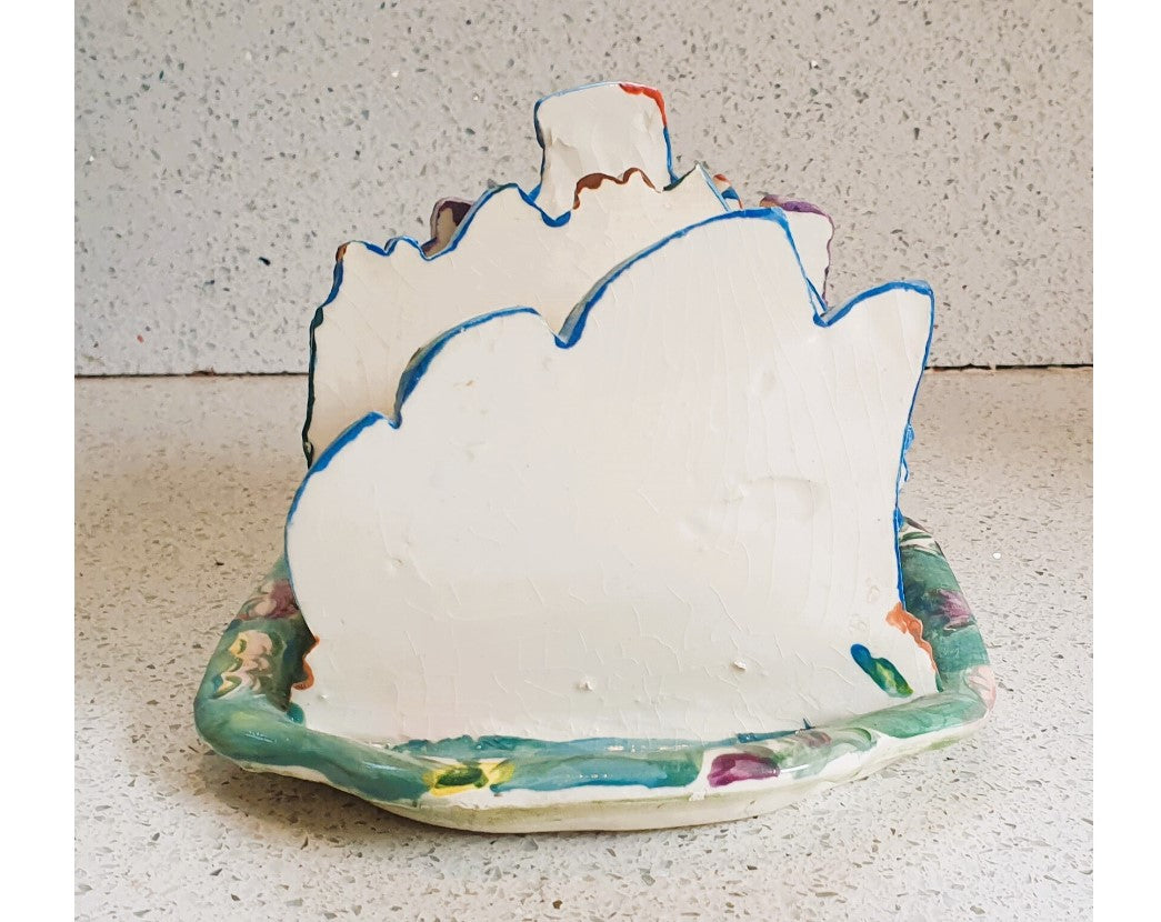 Wendy Littlewood, Ceramic Art, 2003, Sydney Harbour, Ceramic, Toast Rack, Letter Rack, Wendy Littlewood, Australian Artist, Immaculate