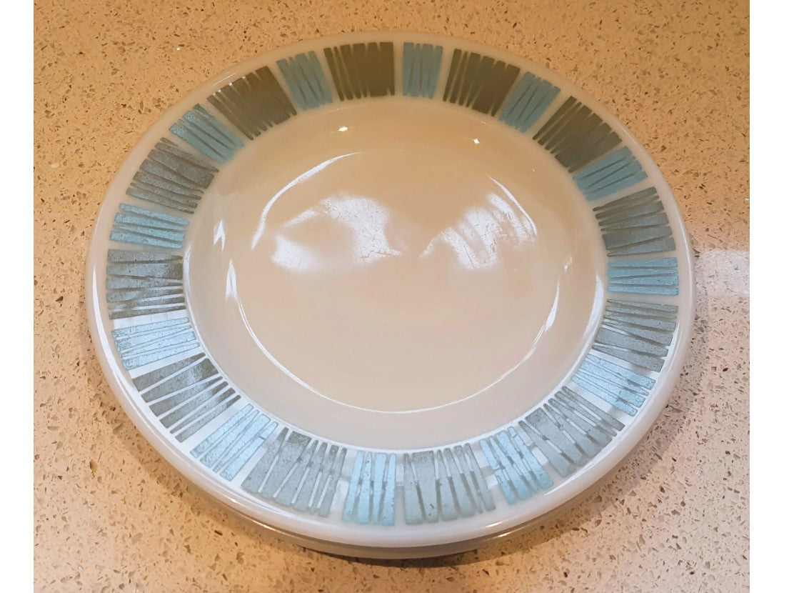 Pyrex Plates, JAJ, Matchmaker, milk glass, dinner plates, 10 Inch