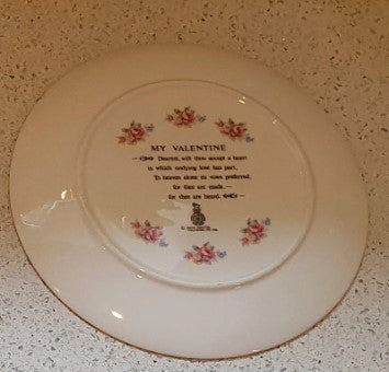 Royal Doulton Valentine's Day Plates, Kitsch, Quirky, Boxed, 1983, 21cm, Decorative plate , Bone China , Made in England, Boxed